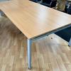 Beech 2400 x 1200mm 2 Section Boardroom Table 