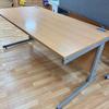 Imperial Beech 1600mm Workstation With Cantilever legs