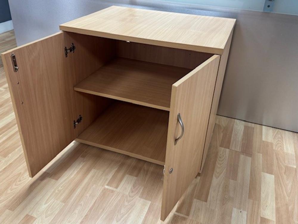 Dams 800mm Wide Cupboard with Adjustable Shelf Beech