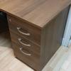 1400 x 1400mm Imperial Walnut Combi Desk With Drawers
