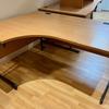 Beech 1600mm L/H Radial Desk 
