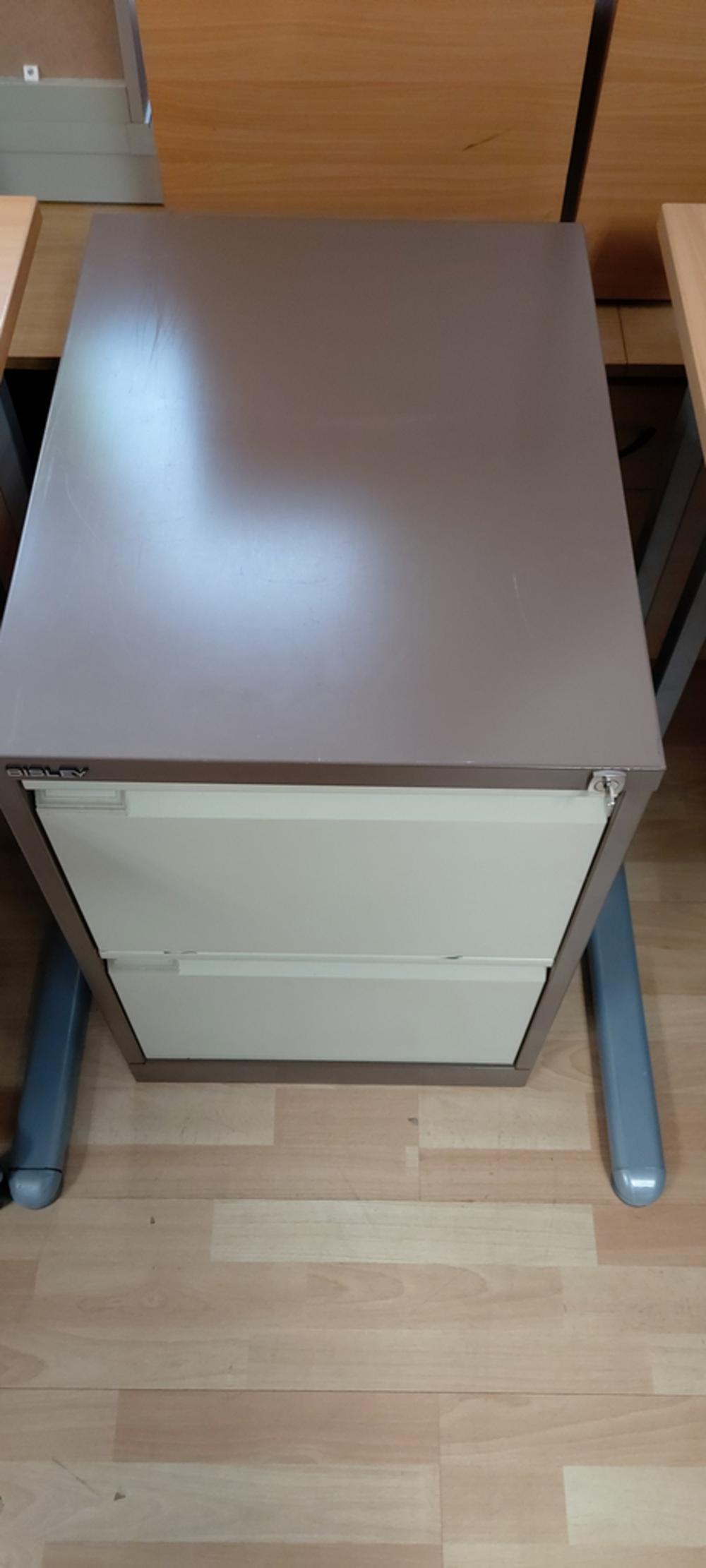 Bisley Executive 2 Drawer Filing Cabinet