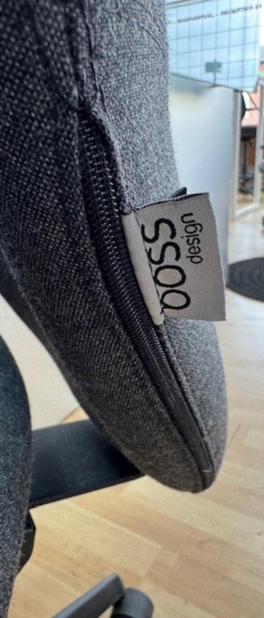 Boss Design Lily Swivel Chair - Grey Fabric 