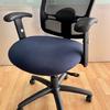 Grey Mesh Back Task Chair with Adjustable Arms 