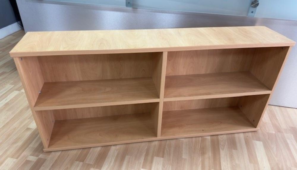 1600mm Wide Open Front Bookcase in Apple