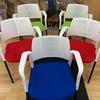 Set of 5 Coloured Chairs