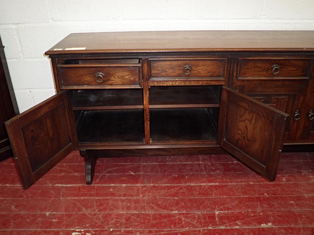 Credenza Side Unit With Drawers  