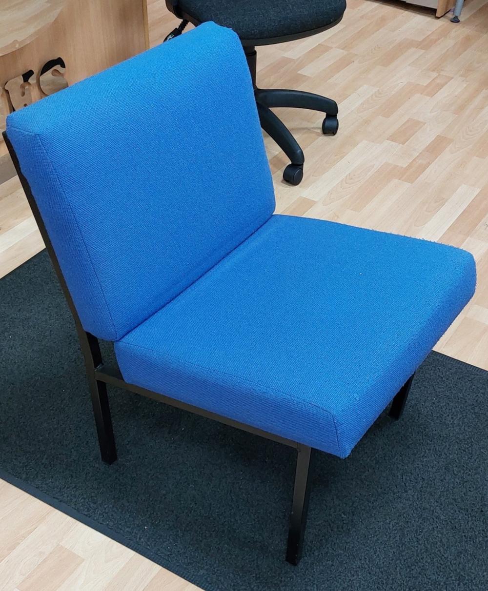 Blue Low Level Reception Chair 