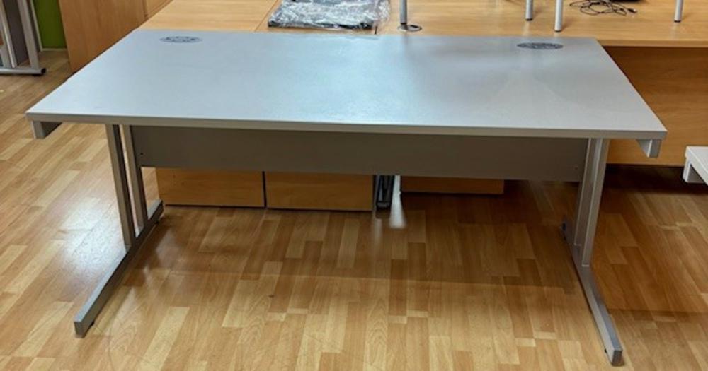 Imperial 1600mm Silver Workstation