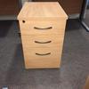 Imperial Under Desk 3 Drawer Mobile Pedestal Apple
