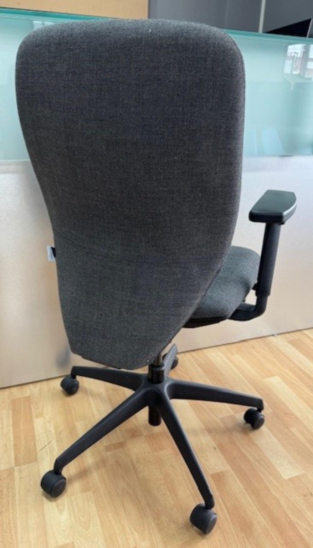 Boss Design Lily Swivel Chair - Grey Fabric 