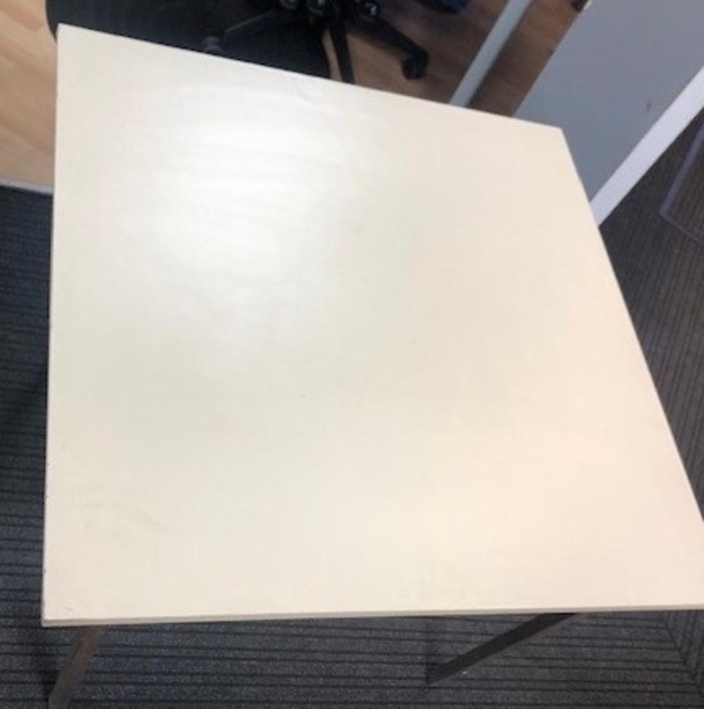 Cream 800mm Square Table