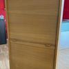 Light Oak 1990mm Tambour Cupboard