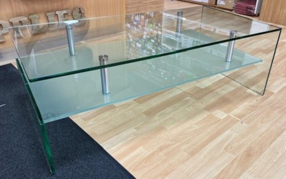 Glass 1200mm Rectangular Coffee Table