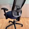 Grey Mesh Back Task Chair with Adjustable Arms 
