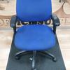 Blue High Back Operator Chair With Adjustable Arms
