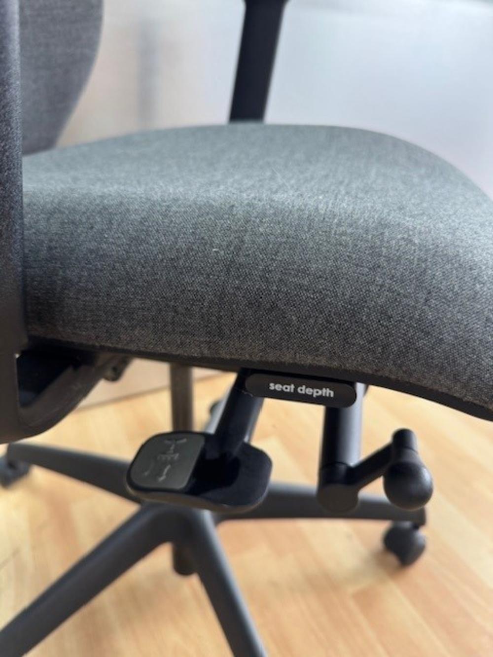 Boss Design Lily Swivel Chair - Grey Fabric 