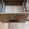 4 Drawer Brown / Beige Filing Cabinet