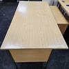 Calva Oak Clearance 1500mm Double Pedestal Desk