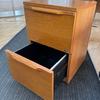 Wooden 2 Drawer Filing Cabinet