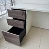 Imperial Executive L -Shaped Desk Anthracite / White
