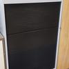 Grey Tambour Cupboard with Shelves