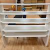 White Fixed Shelf Display Bookcase 1500mm high