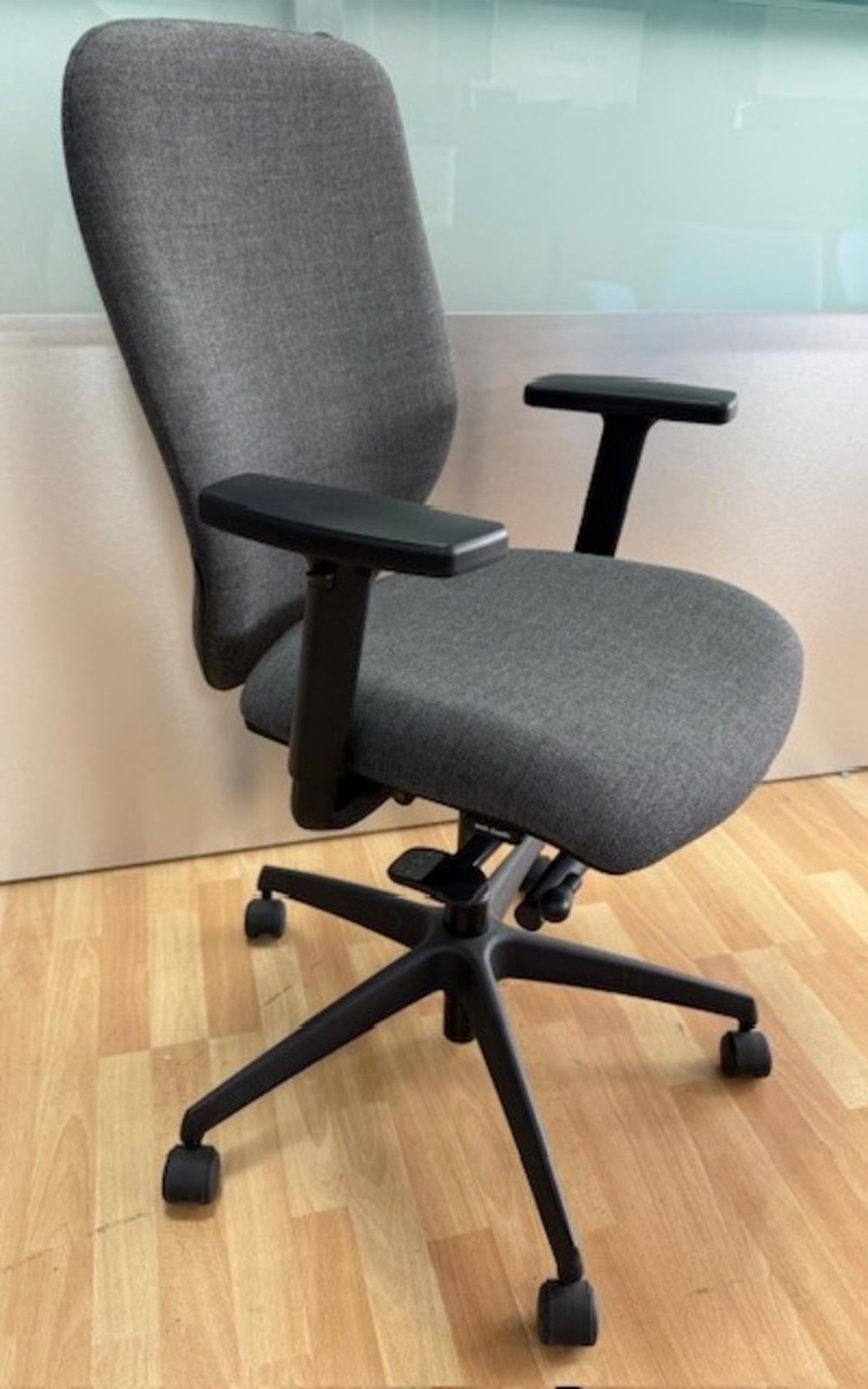 Boss Design Lily Swivel Chair - Grey Fabric 
