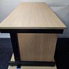 Light Oak 1500mm Workstation with Mobile Pedestal