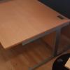 Imperial Beech 1200mm Wave Desk Right Handed