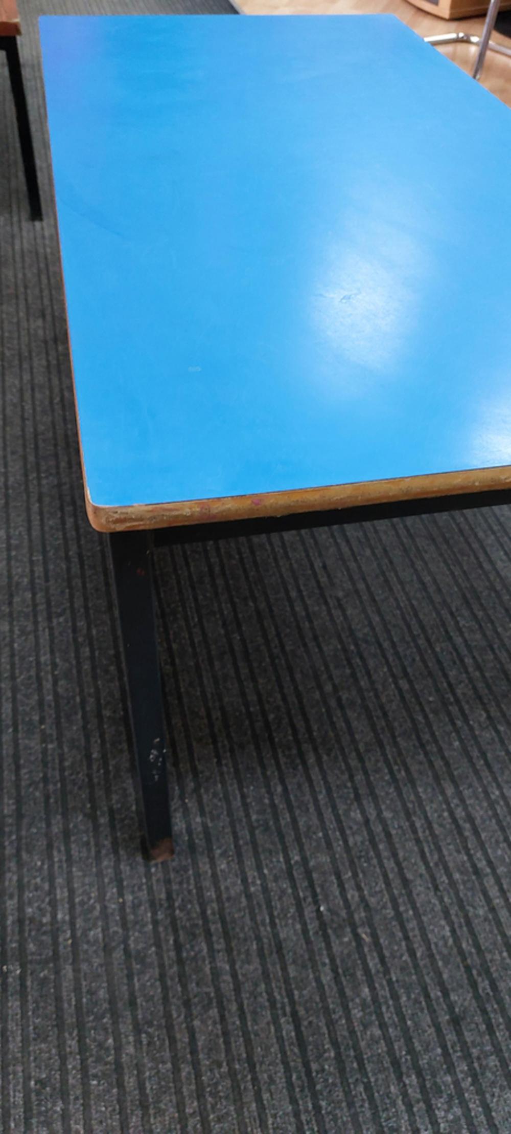 1100mm Blue Low Level Table 