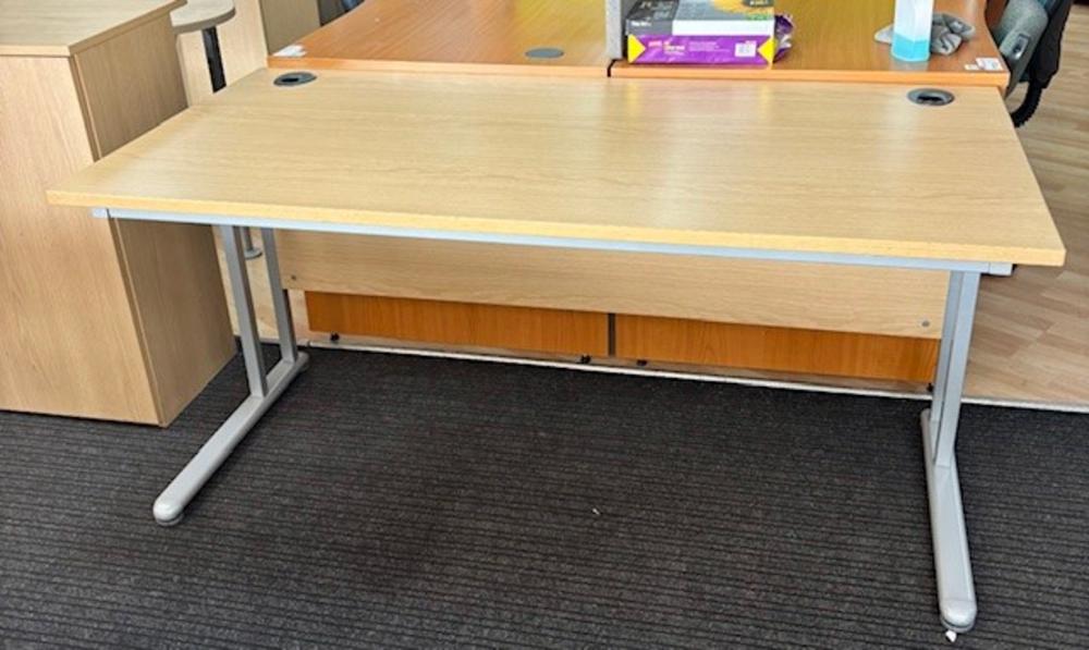 Elite 1600mm Stone Oak Workstation