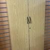 Calva Oak Double Door Cupboard with Adjustable shelves