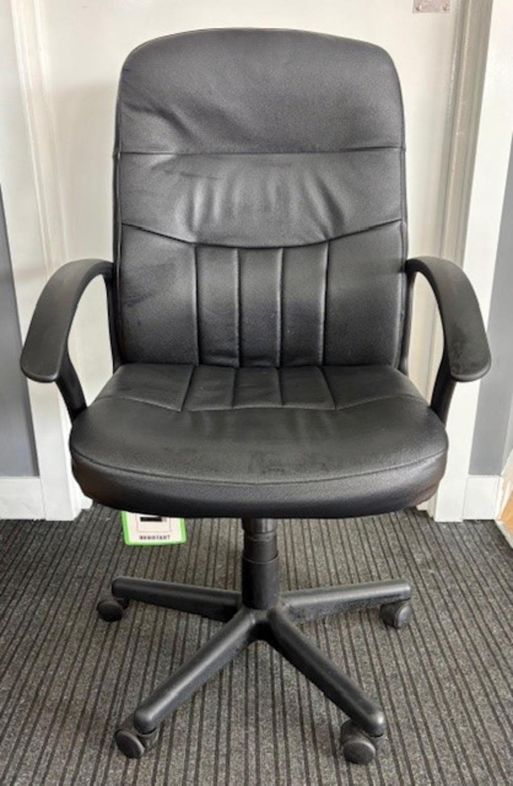 Black Leather Executive Chair