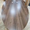 Elliptical Walnut 3600mm Boardroom Table With Cable Ports