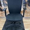 Black Square Backed Task Chair with Adjustable Arms