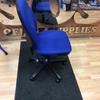 Blue High Back Operator Chair Twin Lever