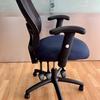 Grey Mesh Back Task Chair with Adjustable Arms 