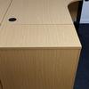 Calva Oak Right Handed 1400mm Desk With 800mm Desk High Pedestal