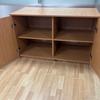 Beech Double Door Cupboard with Adjustable Shelves Vented Back Panel