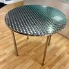 Stainless Steel Topped Bistro / Cafe Table 800mm Dia.