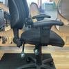 Charcoal Twin Lever Operator Chair with Adjustable Arms