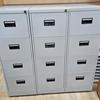 Grey 4 Drawer Filing Cabinet 