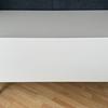 Dams 1400 x 800mm White Workstation with Modesty Panel